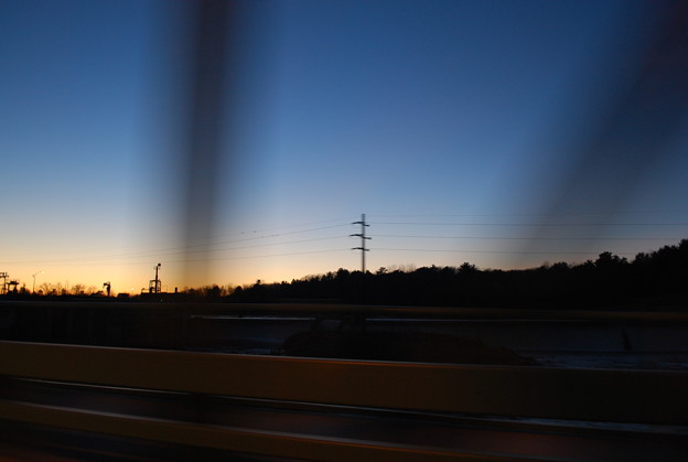 写真: The Sunset at the Dam 12-18-10