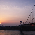 写真: 関門海峡の夕暮れ　(2)　２００６年４月ごろ