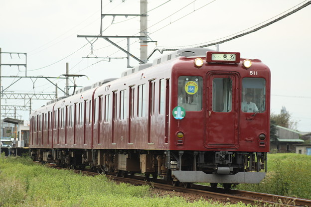 写真: 養老鉄道610系(養老ヘッドマーク)