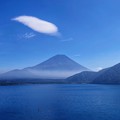 写真: 秋雲と富士山
