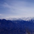 茅ヶ岳山頂から見る南アルプス