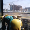 写真: 大府駅に停車。 リン：「オーブがたくさん飛んでる駅！」 レン：「そ...