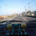 写真: ミク：「国道220号ですね」 レン：「佐多岬を往復した時に通ったよね」