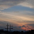写真: 夕方の空
