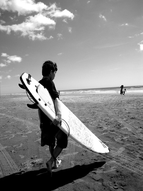 写真: 【2014夏のコンクール】Surfing boy