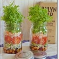 大豆とトマトのジャーサラダ