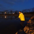 写真: 早春の東山湖で爆釣を夢見て…　散るｗ