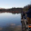 写真: 東山湖で平成最後の釣り納め^^