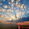 雨晴海岸 ＞＞： 今朝の雲（斜光） IMG_2951