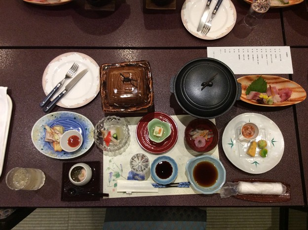 写真: 下田の夕食