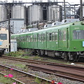 写真: 銚子電鉄2000形　デハ2002・デハ2001　千葉国体HM付
