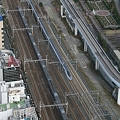 写真: ５００系新幹線のぞみ（浜松町付近）