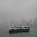 写真: スターフェリーと香港島