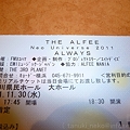 写真: 111130-THE ALFEE カナケン チケ (2)