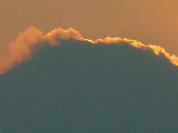 写真: 100310-富士山と夕陽 (97)