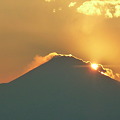 写真: 100310-富士山と夕陽 (76)