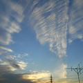 写真: レース編みのような雲
