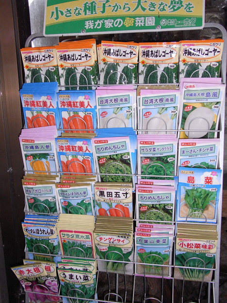 写真: 沖縄野菜の種