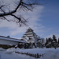 写真: 雪の鶴ヶ城