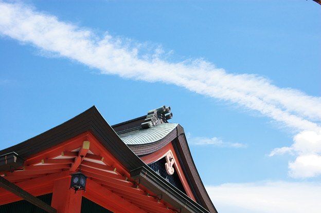 写真: 伏見稲荷の空