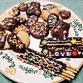 写真: バレンタイン・デ〜♪デコチョコクッキー