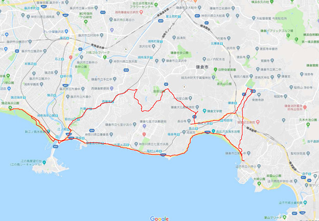 写真: 鎌倉サイクリングマップ