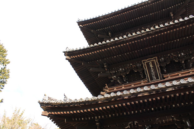 写真: 京都黒谷・金戒光明寺　三重塔