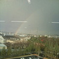 写真: 虹だ！携帯のカメラじゃあここまでしか表現出来ないけど(^^ゞ