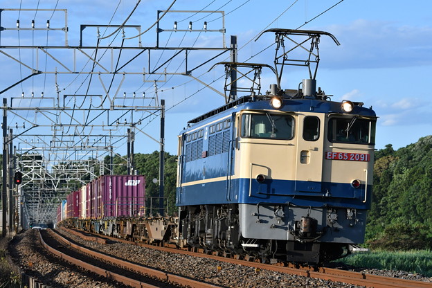 貨物列車 (EF652091)