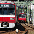 写真: 京浜急行電鉄　1500形1607編成と800形819編成　その2