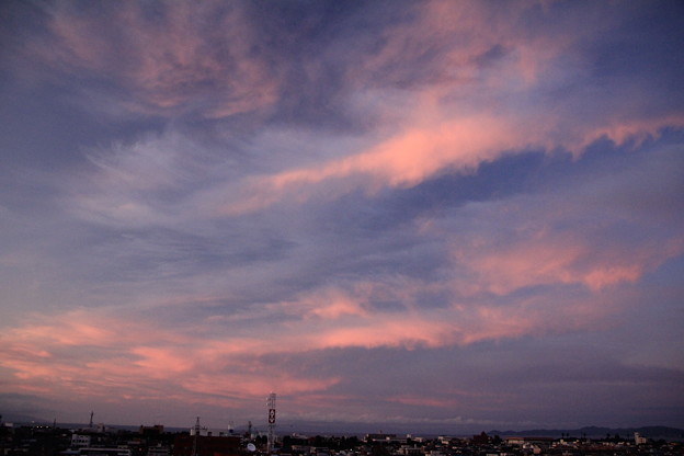写真: 夕焼け雲(北空)01-11.09.25