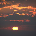 写真: 落日の夕焼け２