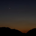写真: 水星と金星（2015.01.17）