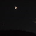 月と金星（2015.01.22）