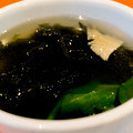 写真: 海苔のスープ