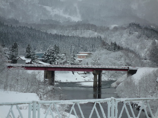 写真: 小国（山形）冬景色