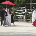 写真: 箱崎宮の結婚式