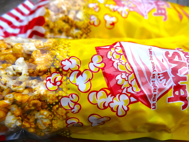 Photos: Jerrys popcorn ジェリーズポップコーン さかいや キャラメルポップコーン 広島市安佐南区西原5丁目