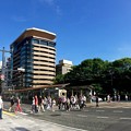 写真: 広島電鉄 原爆ドーム前電停 広島市中区大手町1丁目 There are many foreign tourists in Hiroshima