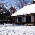 旧加藤家と雪だるま