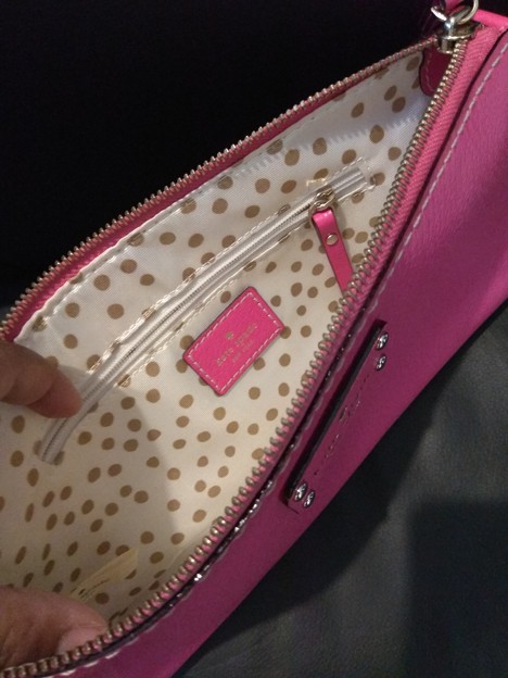 4.Kate Spade hot pink purse $40