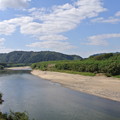 木津川と鹿背山
