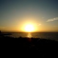 写真: 与那国島・日本で最後に見る夕陽（平成22年2月24日撮影）