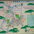 写真: 明日香観光エリアマップ（飛鳥寺門前の看板）