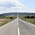 写真: 喜界島直線道路