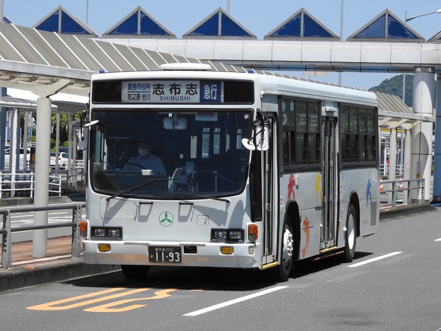 写真: 1193号車(元小田急バス)