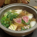 写真: キノコ＆マグロ鍋 (1)