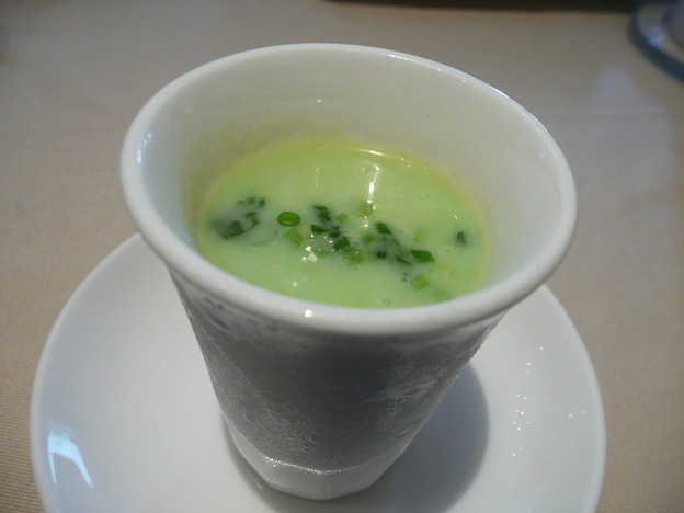 写真: 葱の小さなスープ