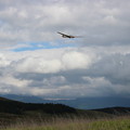 写真: グライダー着陸態勢