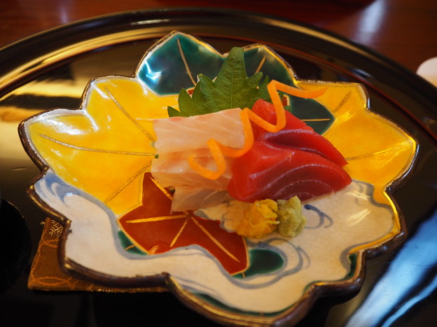 ﾐｼｭﾗﾝ☆ 北白川「中善」刺身 Japanese Cuisine at Nakazen